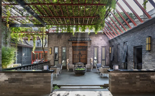 Отель Manxin Mansion Beijing Shichahai Park Nanluoguxiang