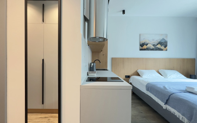 Vysshiy Klass Na Vasilyevskom S Bolshimi Oknami Apartments