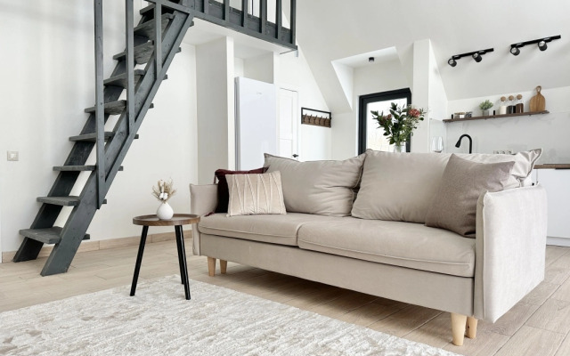 Частный Дом Барнхаус №5 с дровяной баней и горячим Чаном на 6 человек