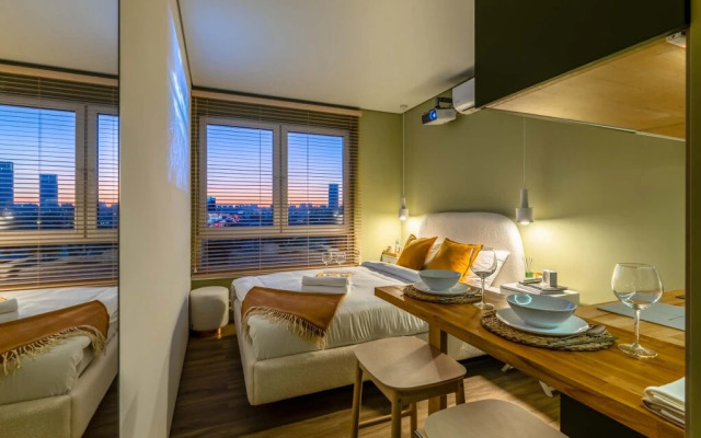 Апартаменты Комфорт с Красивым Видом Студия Дизайнерские