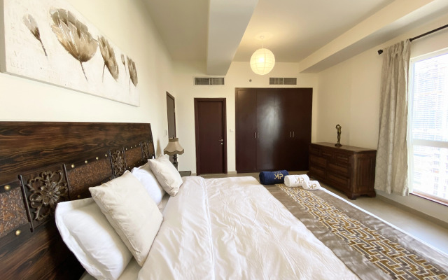 Close to JBR Beach Spacious 2BR Marina views Apartments