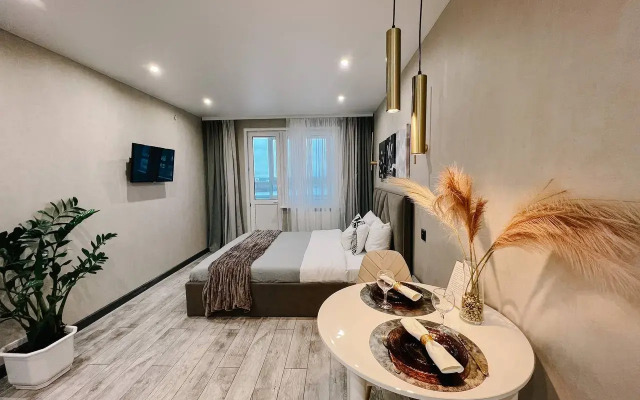 Квартира Уютная Студия с Видом на Реку