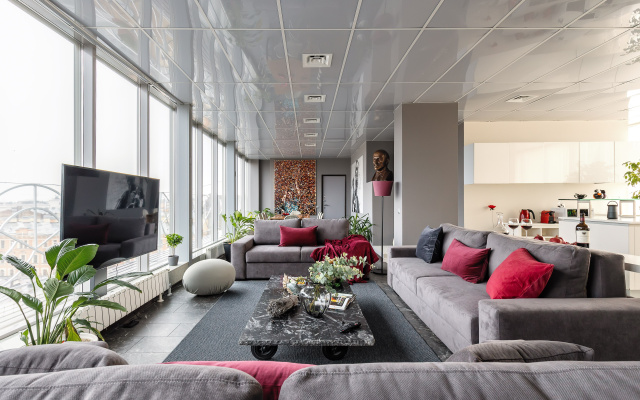 Апартаменты Minin Apartments двухуровневые с видовой Террасой 200 кв.м.