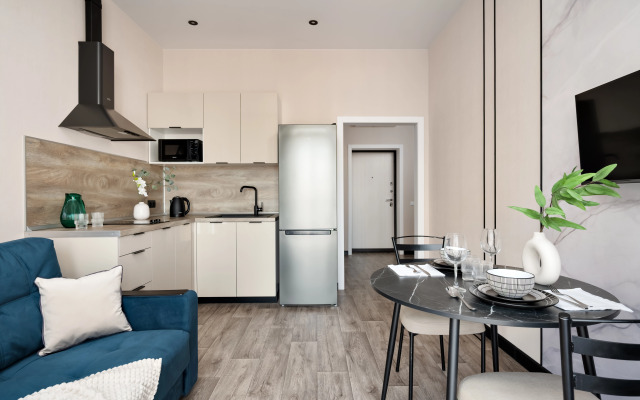 Квартира Дизайнерская 1к Рядом с Метро и Аквапарком