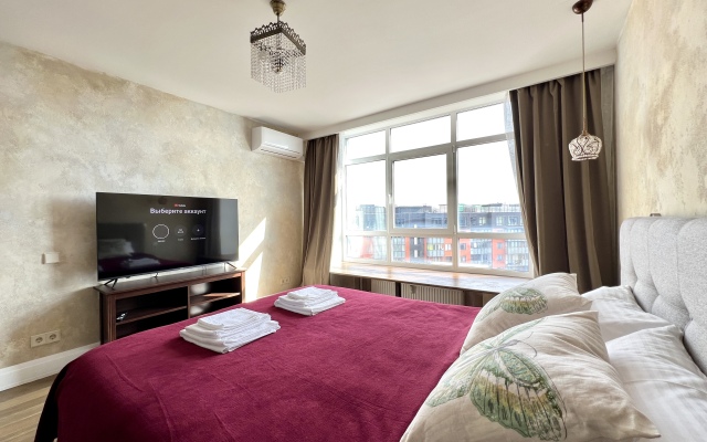 Stilnaya Kvartira S Terrasoy Na Kryshe V Pushkine Apartments