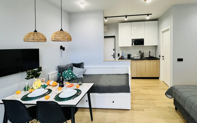 Квартира Комфортная студия с собственной террасой на Балтийском побережье