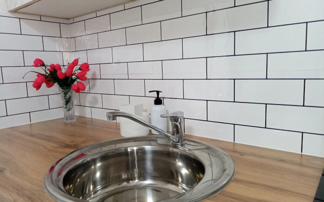 Квартира эконом с двуспальной кроватью Pogostim