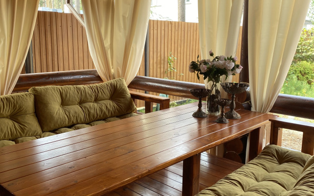 Частный Дом Избушка в Соснах с Русской Печкой и Баней