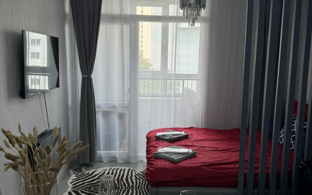 Studiya S Kaminom U Parka Flat