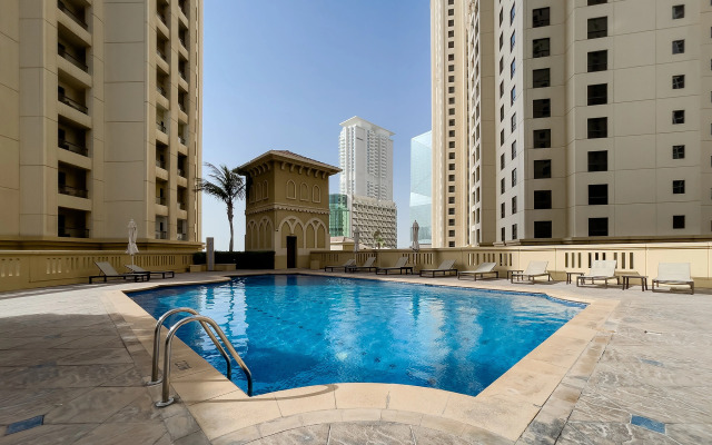 Апартаменты Dubai Marina 1BR with amazing sea view at Murjan 2