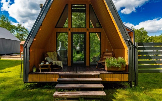Afrejm s vidom na les №2 Private House