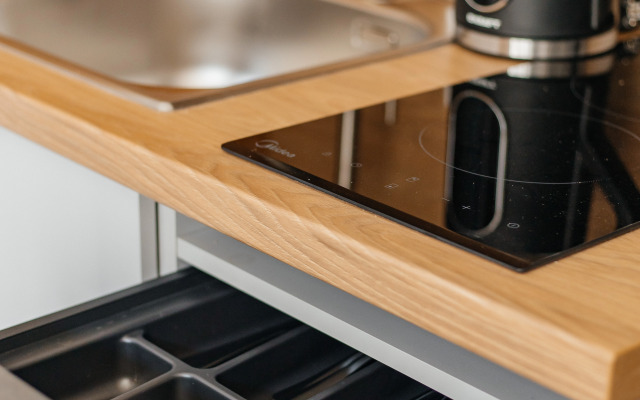 Апартаменты ApartH с видом на город и камином