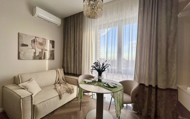 Квартира Стильная Студия в Павелецкая Сити