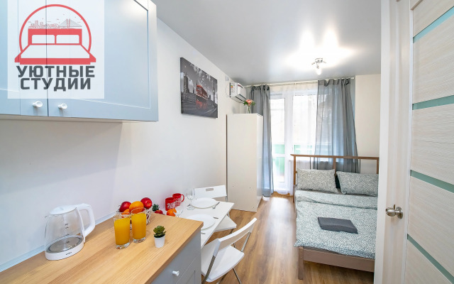 Уютная студия 4 на улице Котельникова