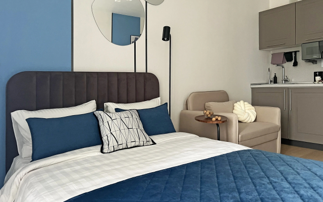 Апартаменты Студия Аквамарин с красивым видом на парк