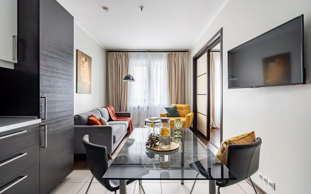 Квартира GetFlat Scarlet с Балконом Для 1-4 Гостей