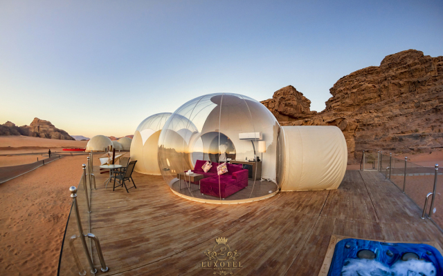 Кемпинг Wadi Rum Bubble Luxotel