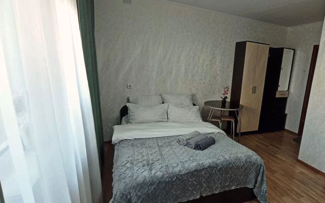 Квартира эконом с двуспальной кроватью Pogostim