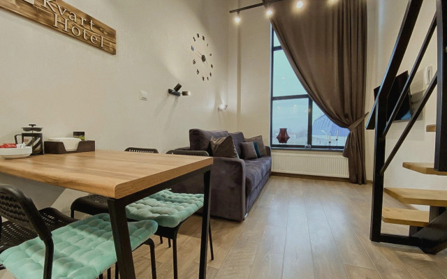 Квартира Green FOX двухуровневая с панорамными окнами