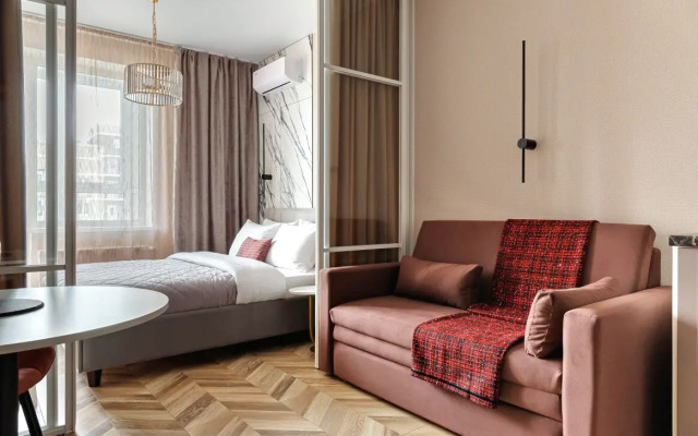 Studiya Bordo Flat in Abrikosovo residential complex