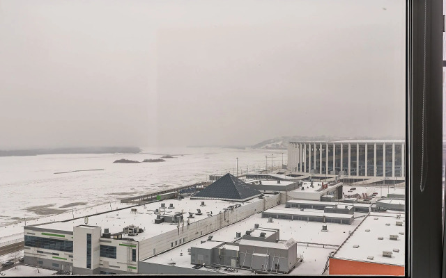 Апартаменты с Панорамным Видом на Волгу на Волжской набережной 26 Сова-Дом