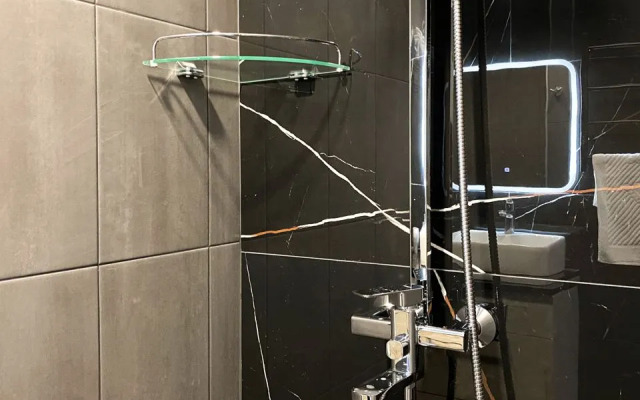 Апартаменты с кроватью и панорамными окнами, 14 этаж