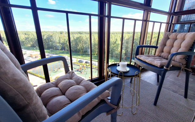 Квартира с видом на бескрайний лес