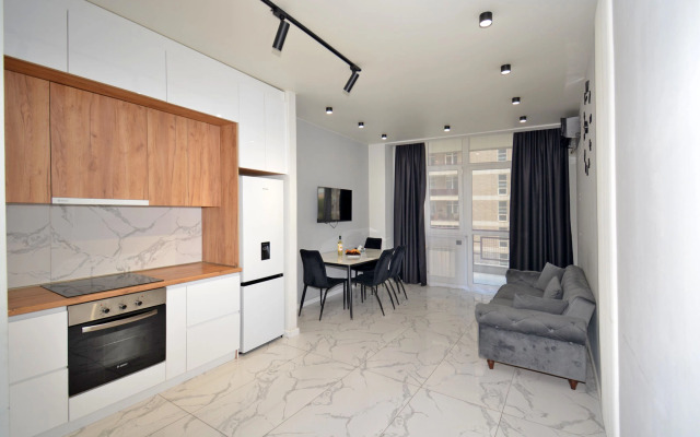 A&M White New Building Flat