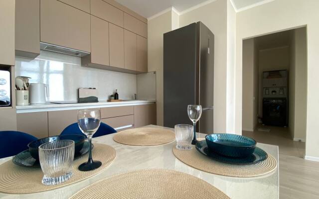 Квартира премиум Green FOX от дизайнера с видом на Волгу