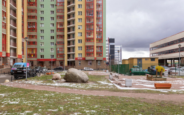 Квартира на Пулковском Шоссе с Большой Кроватью