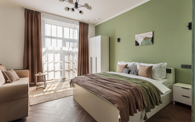 JN Apartments Dizajnerskaya vidovaya studiya s balkonom Flat