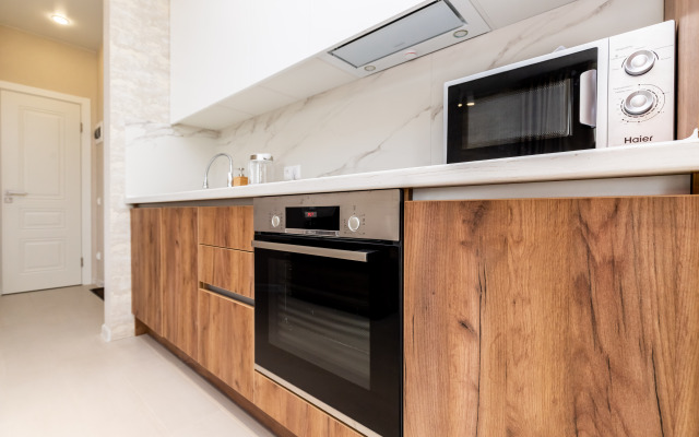 Abri Luxe v Sochi s vidom na more v ZHK Oktyabr'skij na Mamajke Apartments