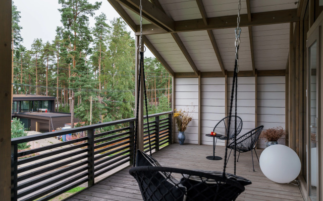 Частный дом пространства три тома у Финского залива