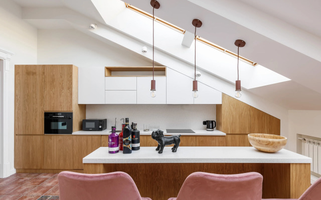 Апартаменты Hermitage Mansard 170 кв.м напротив Дворцовой Площади с Видом на Эрмитаж