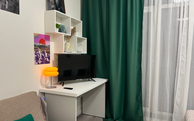 Квартира Уютная студия с двумя кроватями