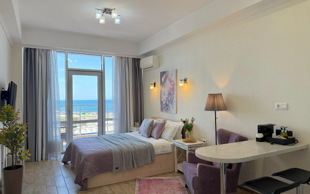 Апартаменты Акваделюкс у моря, с бассейном, СПА, пляжем N455