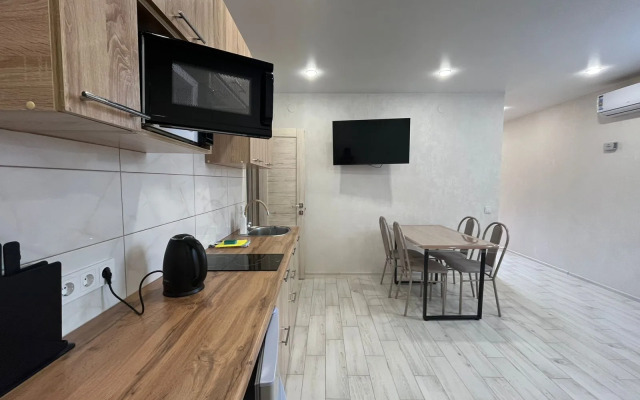 Апартаменты №9 Стандарт цоколь двухкомнатный, 2 линия (4чел)