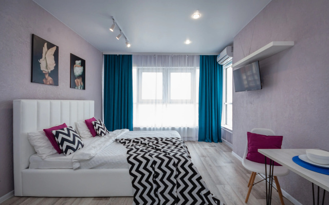 Apartamenty Birds na 23 etaze s panoramnym vidom na reku