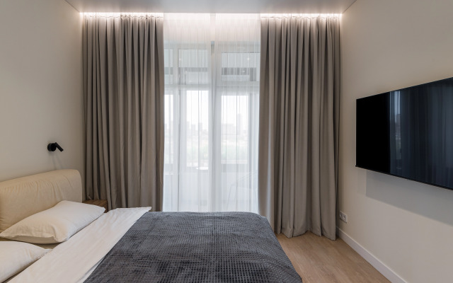 Flat Inn na Naberezhnoy v Zhk River Park na prospekte Likhachyova Apartments