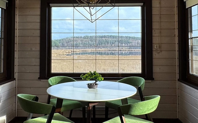 Частный дом 1 с Видом на Озеро Киркколампи и Собственной Сауной