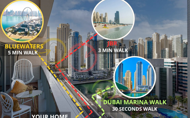 Luxury and Spacious Full Marina View Flat