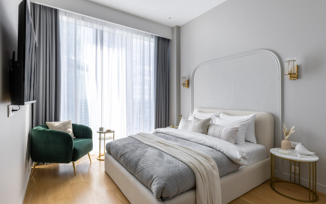 Квартира GM Apartments Суперсовременная Видовая Квартира в Neva Towers