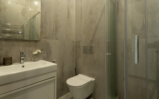 Oblako nad Volnami - Stilnaya Studiya u Morya v Sochi (Ashe) Apartments