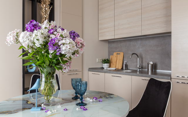 Квартира Moscow Deluxe Apartments Family Suite City View