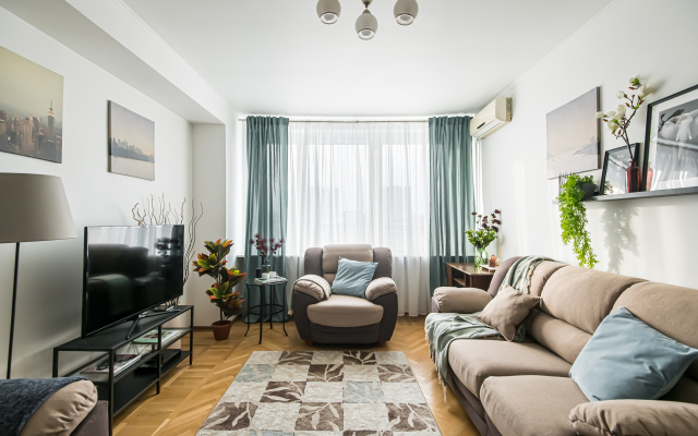 Квартира GM Apartments с Видом на Новый Арбат и Moscow City