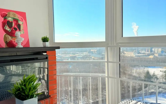 Квартира Студия с Панорамными Окнами