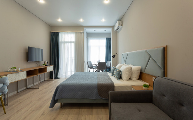 Oblako nad Volnami - Stilnaya Studiya u Morya v Sochi (Ashe) Apartments