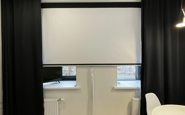 Квартира с проектором у метро в новом доме