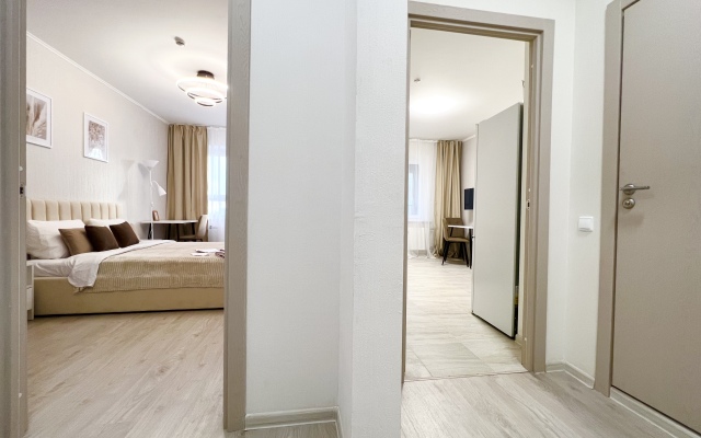 Odnokomnatnaya Natali apart v ZhK Zelenaya Vertikal' na metro Lesoparkovaya Flat