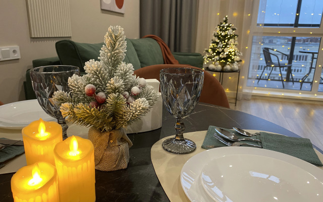 Квартира Студия в центре Казани с панорамными окнами